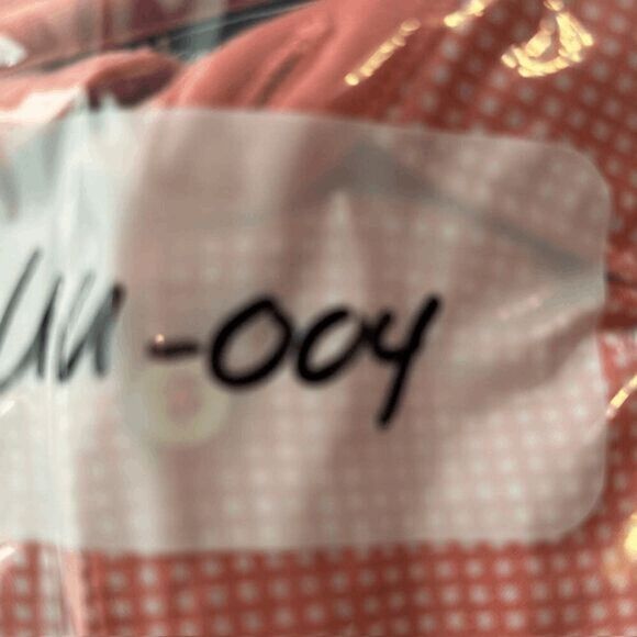 Masters Collection‎ Men's Knit Checkered Pima Cotton Polo Shirt Pink Size Large - Picture 7 of 8